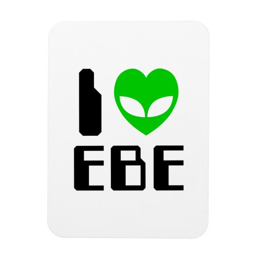 I Alien Heart EBE Magneet (Verticaal)