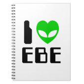 I Alien Heart EBE Notitieboek (Voorkant)