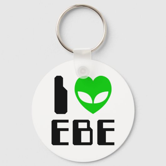 I Alien Heart EBE Sleutelhanger (Voorkant)