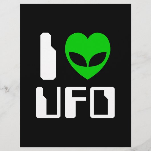 I Alien Heart UFO Flyer (Voorkant)