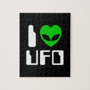 I Alien Heart UFO Legpuzzel