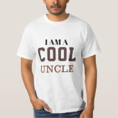 I am a cool uncle t-shirt (Devant)