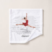 I Am A Dancer Bad Handdoek (Wasdoekje)