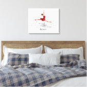 I Am A Dancer Canvas Afdruk (Insitu (Slaapkamer))