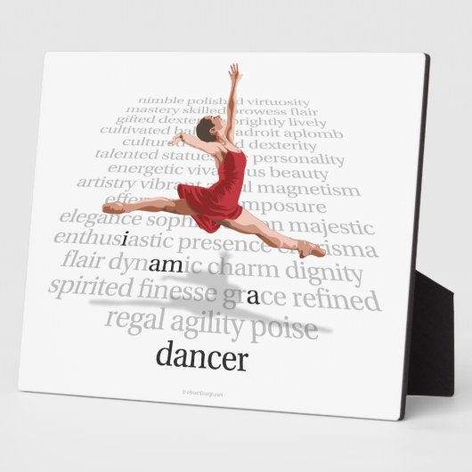 I Am A Dancer Fotoplaat (Zijkant)