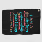 I Am A Daycare Teacher Golfhanddoek (Horizontaal)