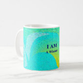 "I AM A GAGNER" Blanc 11 oz Mug Blanc classique (Devant gauche)