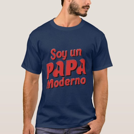 I am a modern dad t-shirt (Voorkant)