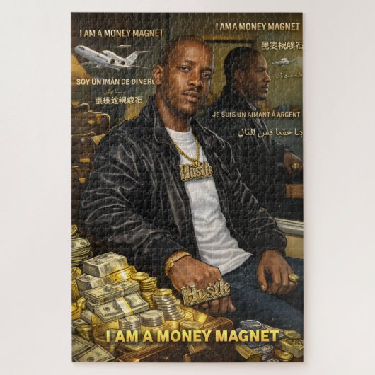 I AM A MONEY MAGNET PUZZLE (Vertical)
