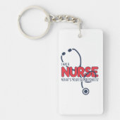 I am a Nurse Sleutelhanger (Voorkant)