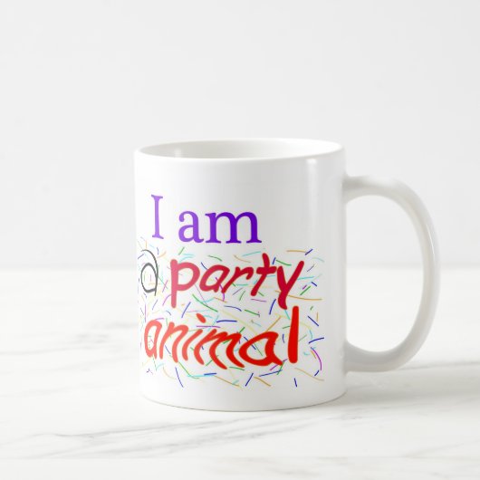 I-am-a-Party-Animal Koffiemok (Rechts)