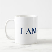 I AM A PRO | Bold Minimalist Blue Circle Mug (Gauche)