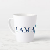 I AM A PRO | Bold Minimalist Blue Circle Mug (Angle gauche)