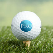  I AM A PRO - Custom Blue Golf Ball Golfballen (Insitu Shirt)
