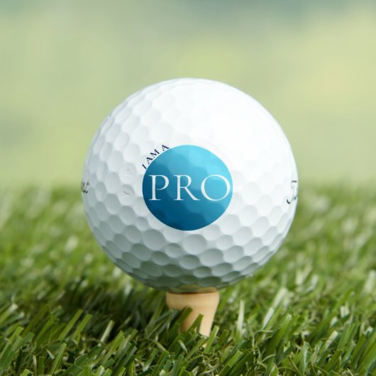 I AM A PRO - Custom Blue Golf Ball Golfballen (Insitu Shirt)