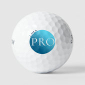  I AM A PRO - Custom Blue Golf Ball Golfballen (Voorkant)