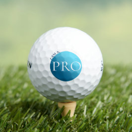  I AM A PRO - Custom Blue Golf Ball Golfballen