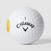 I AM A PRO | Custom Golden Golf Ball  Golfballen (Logo)