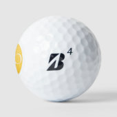 I AM A PRO | Custom Golden Golf Ball  Golfballen (Logo)