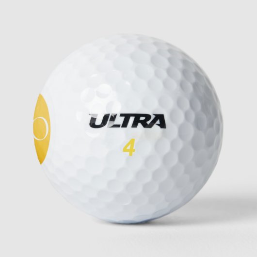 I AM A PRO | Custom Golden Golf Ball  Golfballen (Logo)