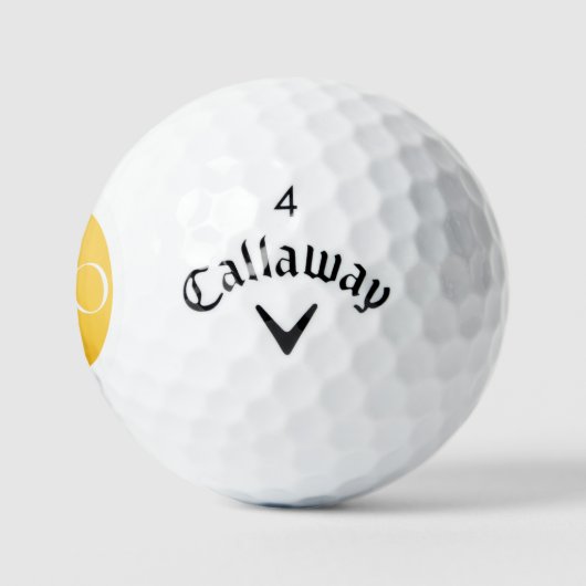 I AM A PRO - Custom Golden Golf Ball Golfballen (Logo)