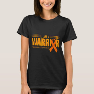 I Am A Warrior Funny Leukemia Blood Cancer Awarene T-shirt