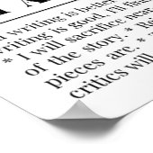 I AM A WRITER Poster pour Writers & Authors (Coin)