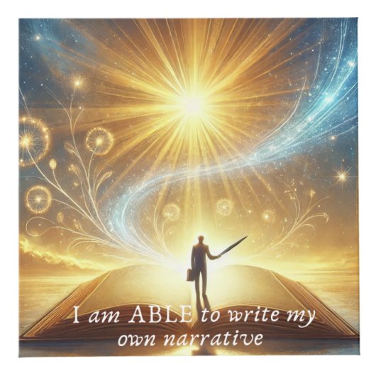 I am ABLE - Affirmation Photo Cube (Droite)