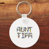 I Am Aunt Tifa Shirt Aunt Tifa Funny Aunt Tifa  Sleutelhanger (Voorkant)