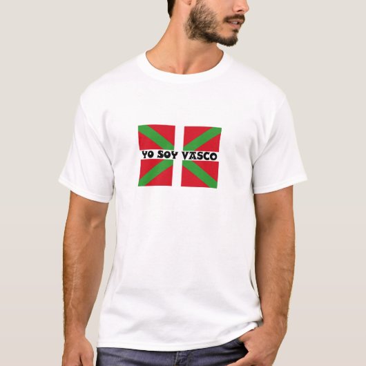 "I am Basque" in het Spaans, T-shirt (Voorkant)