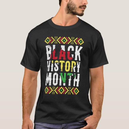 I Am Black History Month African American Pride Ce T-shirt (Voorkant)