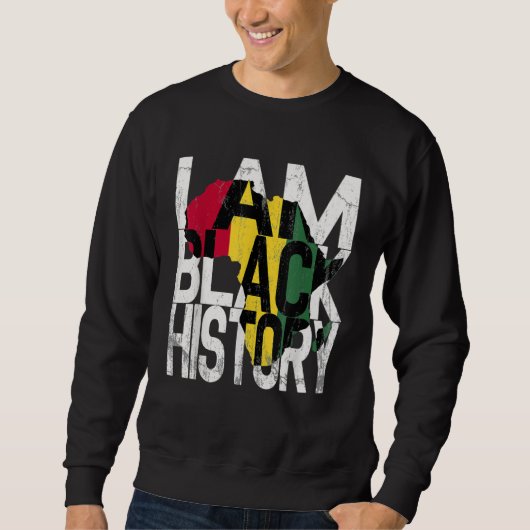 I Am Black History Month African American Pride Trui (Voorkant)