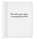 I Am Black Woman Brown Graduation Card (Intérieur (Droit))