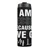 I Am Blessed Have God Thermosbeker (Voorkant)