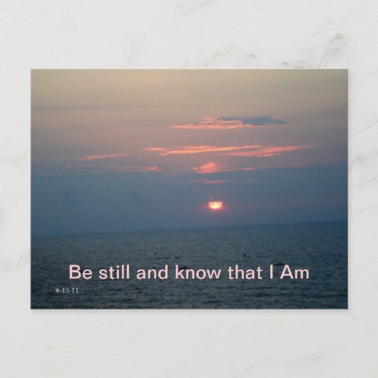 I Am Briefkaart (Voorkant)