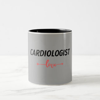 I am cardiologist. Gray colour Tweekleurige Koffiemok