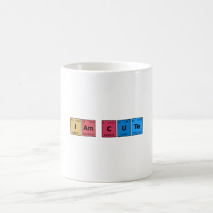 I am Cute Periodic Table Koffiemok