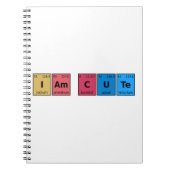 I am Cute Periodic Table Notitieboek (Voorkant)
