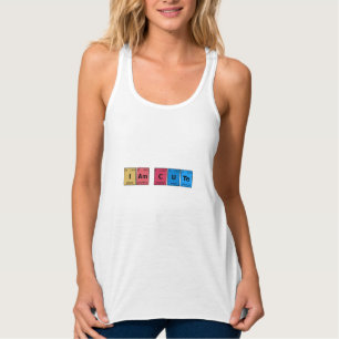 I am Cute Periodic Table Tanktop