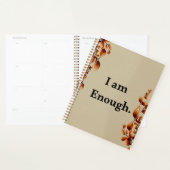 I Am Enough – Minimal Self Care Planner Cover (Display)