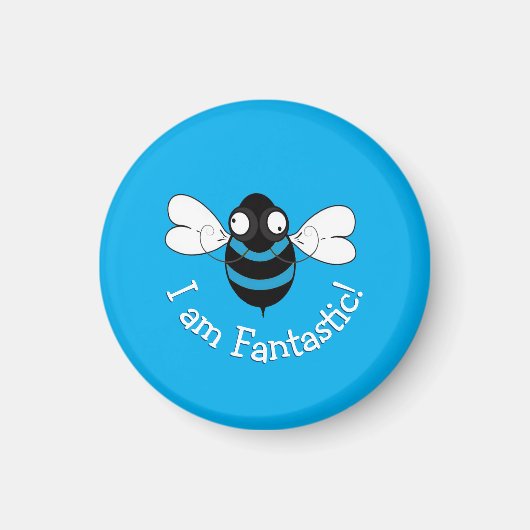 I Am Fantastic! Magnet - Blue Background (Devant)