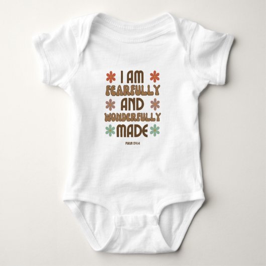 I Am Fearfully And Wonderfully Made Romper (Voorkant)