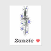 I am Infinite Fourth Wing dagger  Sticker (Vel)