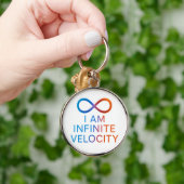 I AM Infinite Velocity – Quantum Energy Design Sleutelhanger (Hand)