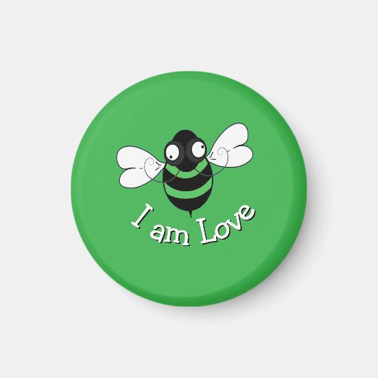 I Am Love Bee Magnet Magneet (Voorkant)