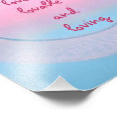 I am loved lovable and loving affirmation posters (Coin)