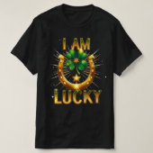 I Am Lucky - Bold Symbolisch T-Shirt Design (Design voorkant)
