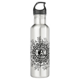 I AM Mandala Stainless Steel Water Bottle Waterfles