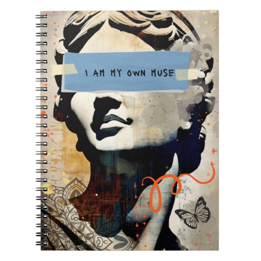 I Am My Own Muse | Notebook Journal Notitieboek (Voorkant)