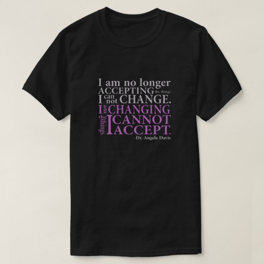 I am no longer accepting Fitted T-shirt (Design voorkant)